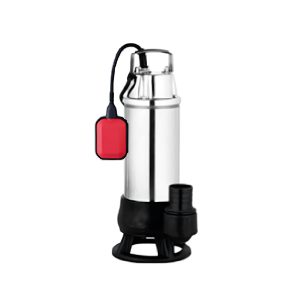 BOMBA SUMERGIBLE CON TRITURADOR WQD1310/G, Motor 1.5 HP, 220V, Acero Inoxidable, con Interruptor de Nivel