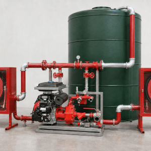 Skid Full Contra Incendio - Motobomba, Red y Gabinetes UL/FM