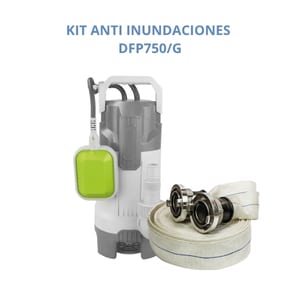 Kit bomba sumergible DFP750/G 0,75 HP 220V con manguera y conexión Storz
